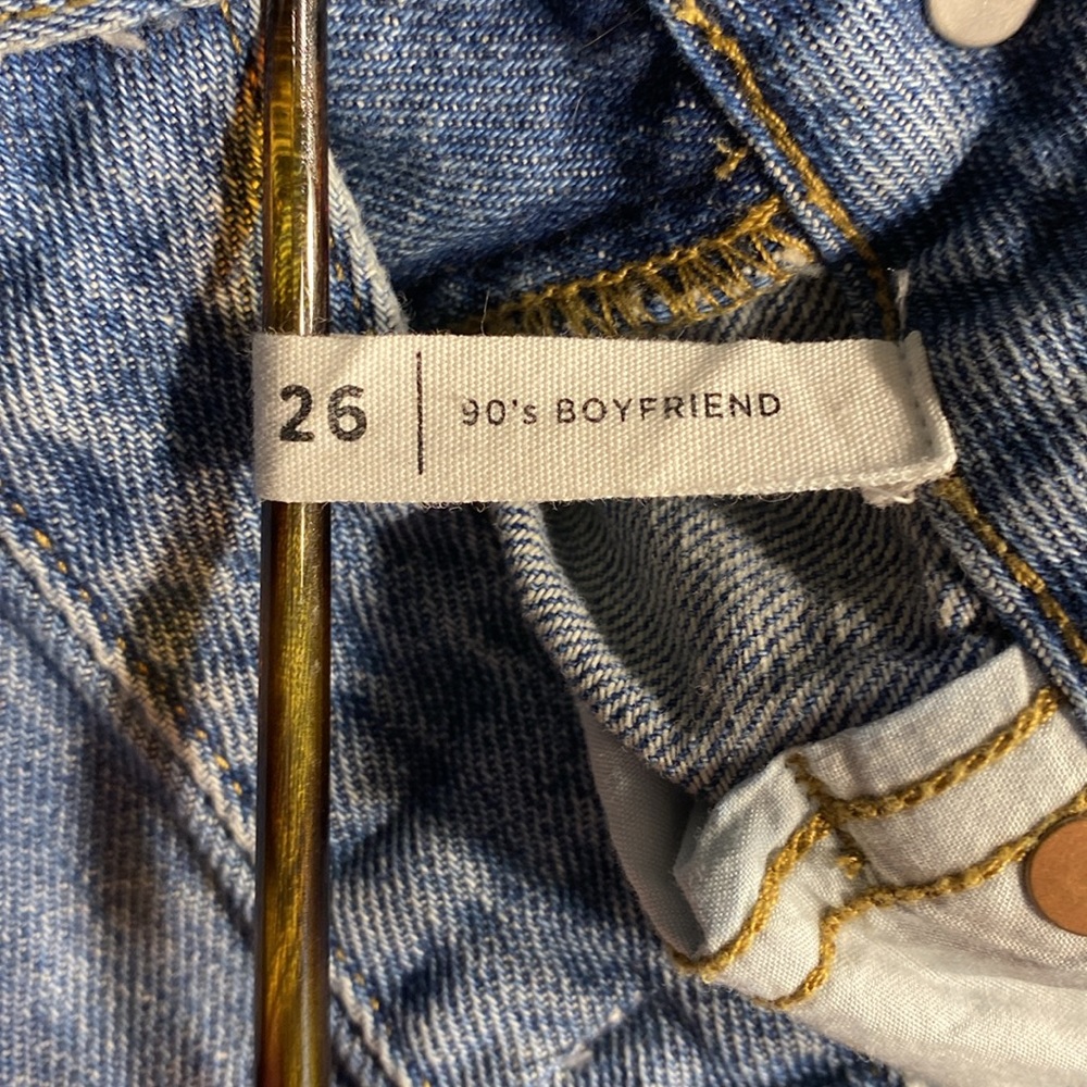 PACSUN ying n yang 90s boyfriend jeans size 26 - Picture 6 of 9
